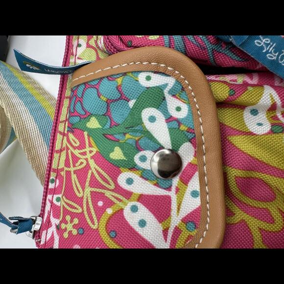 Lily Bloom Womens Janet Belt Bag, Floral Reef Pink - Picture 6 of 9